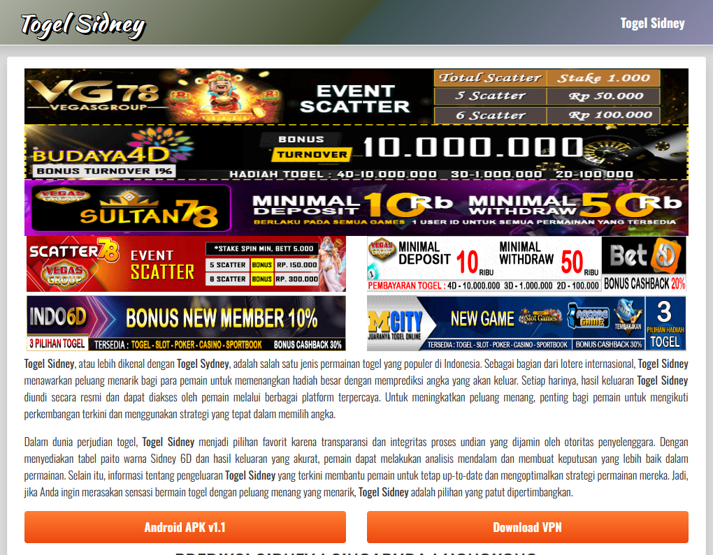 Togel Sydney