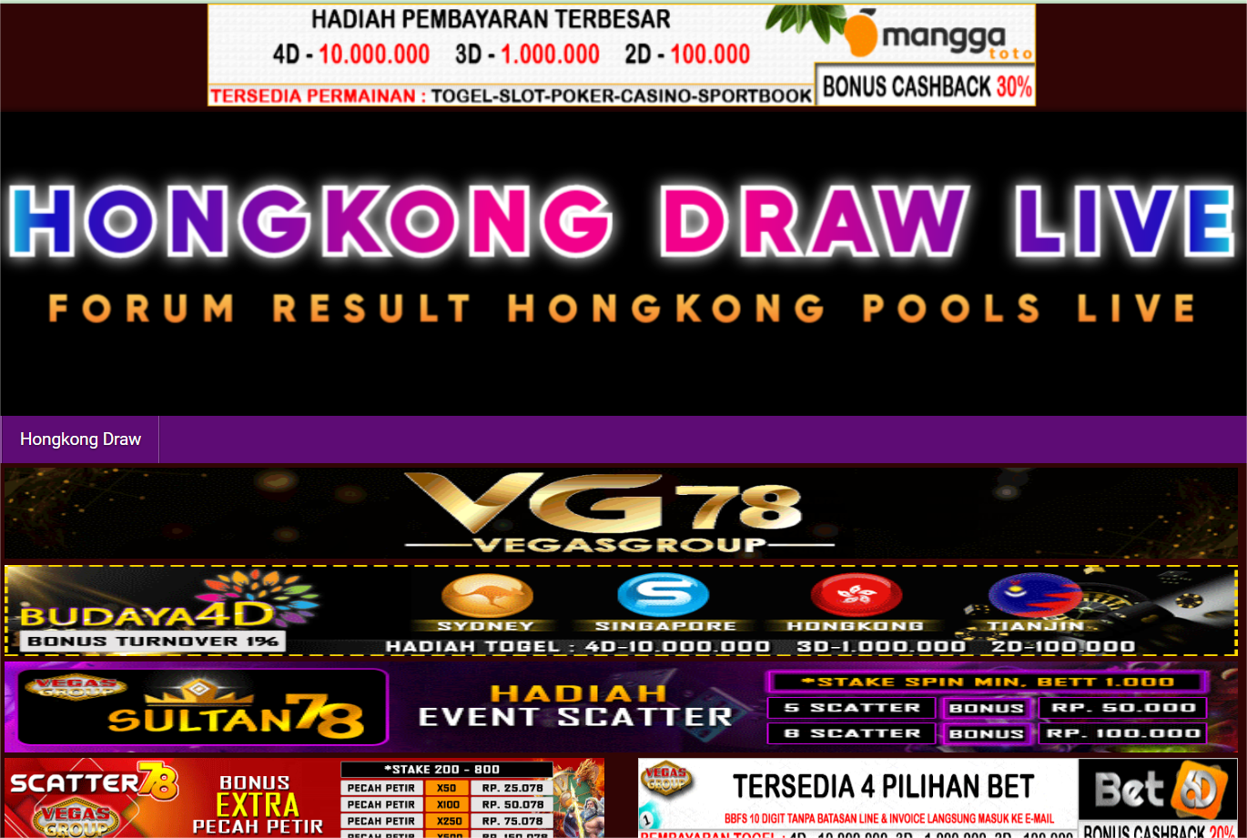 Hongkong Draw Live