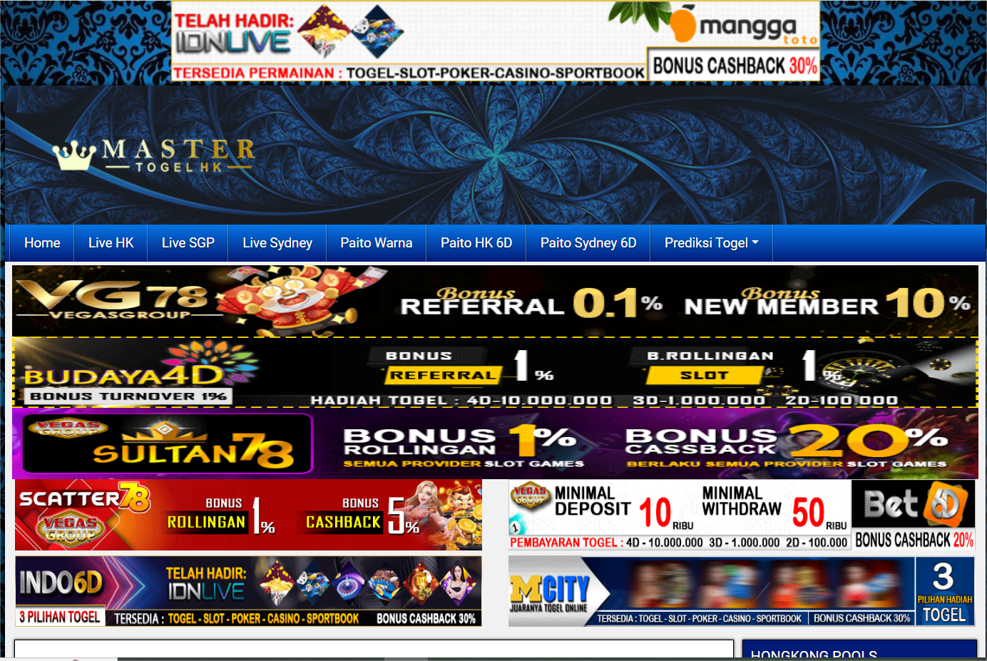 master Togel Hk