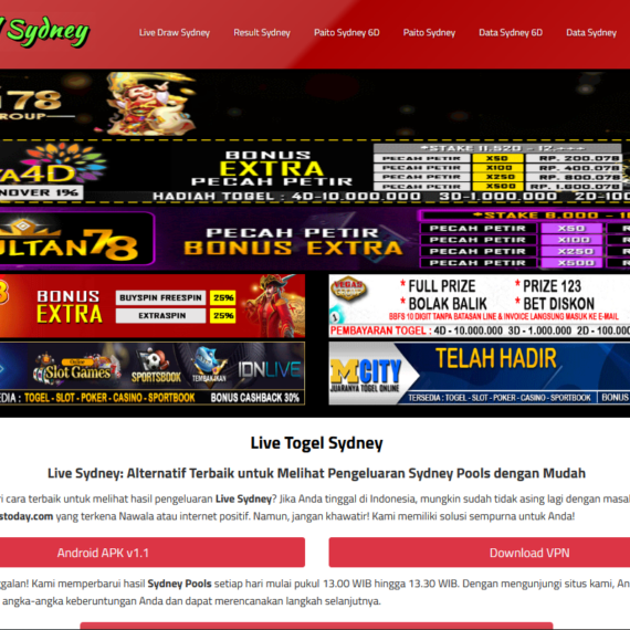 Live Togel Sydney