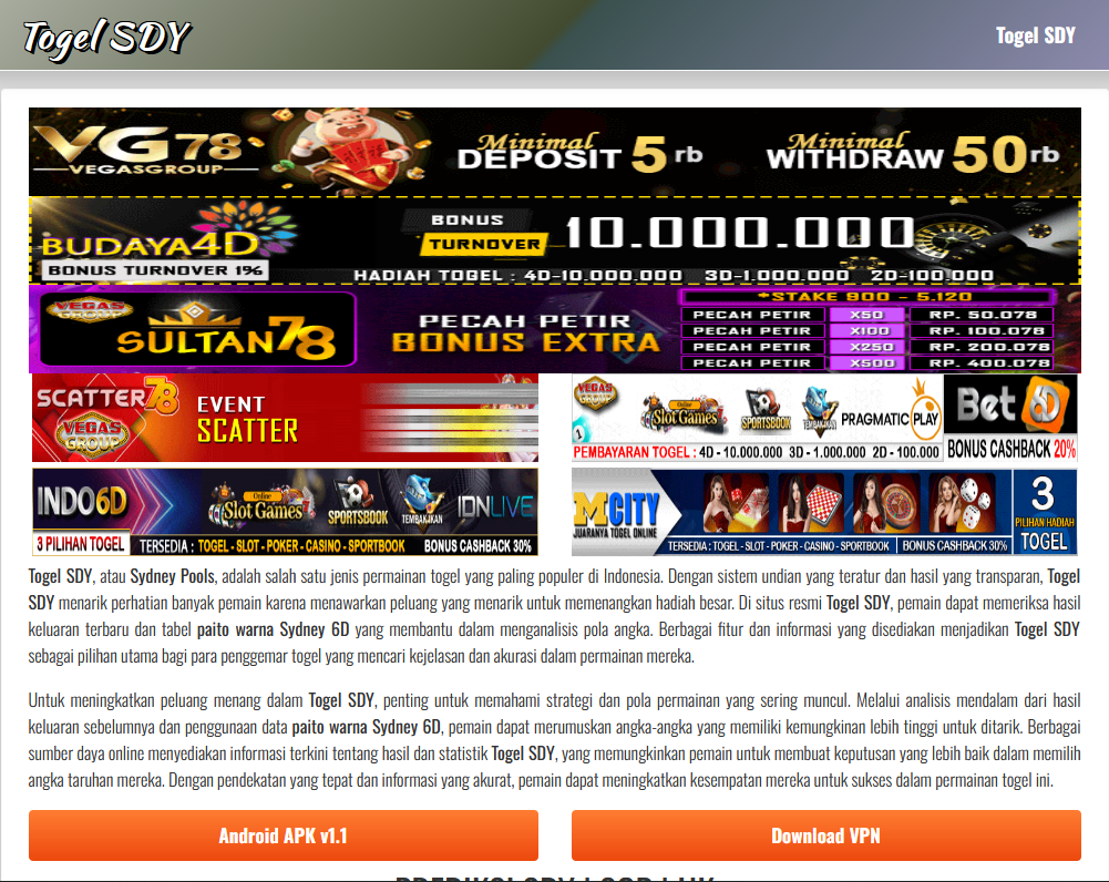 Togel SDY